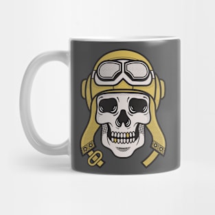 skull pilot Mug